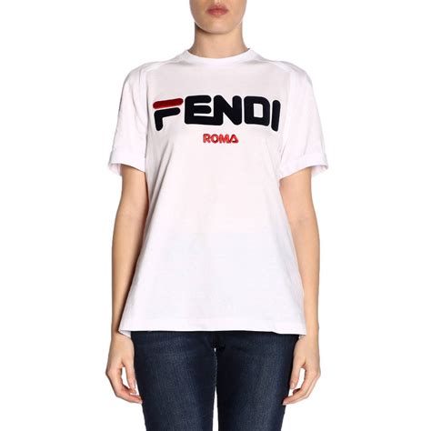 fendi ladies t shirt|fendi t shirt original.